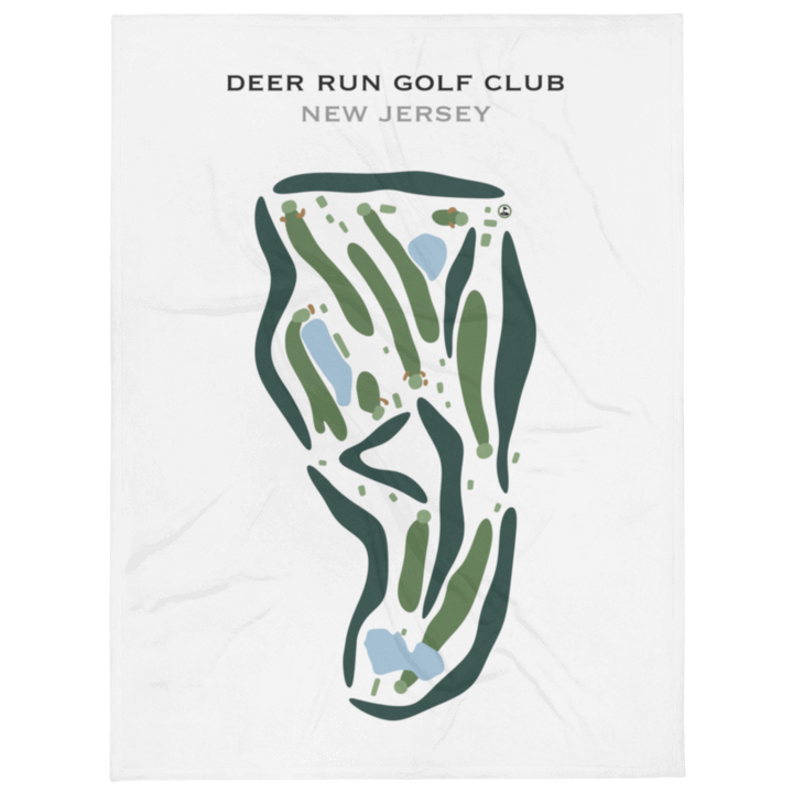 Deer Run Golf Club, New Jersey - Printed Golf Courses