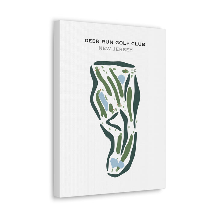 Deer Run Golf Club, New Jersey - Printed Golf Courses