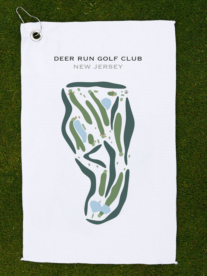 Deer Run Golf Club, New Jersey - Printed Golf Courses