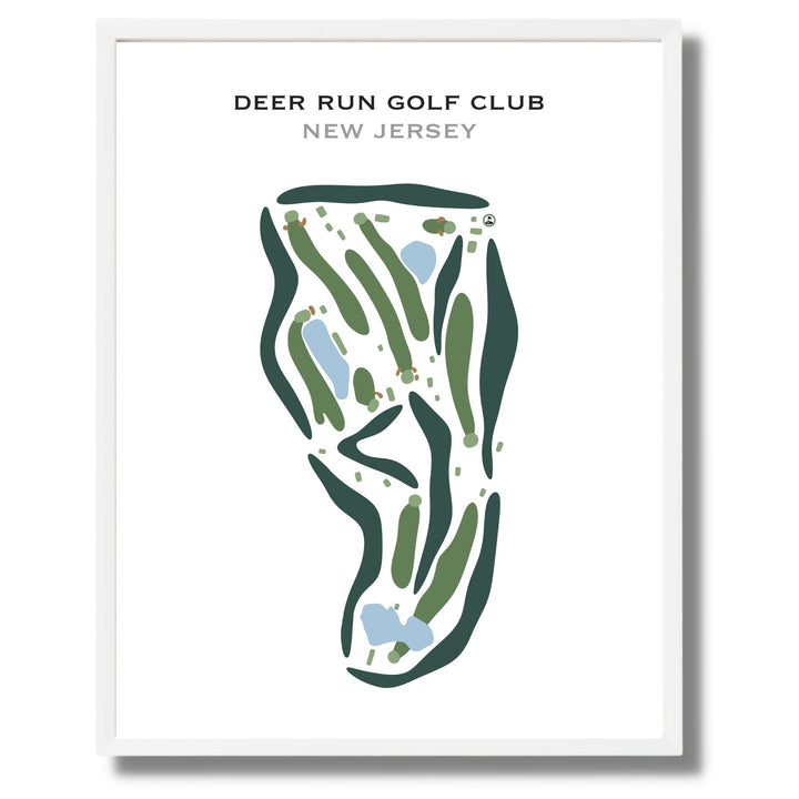 Deer Run Golf Club, New Jersey - Printed Golf Courses