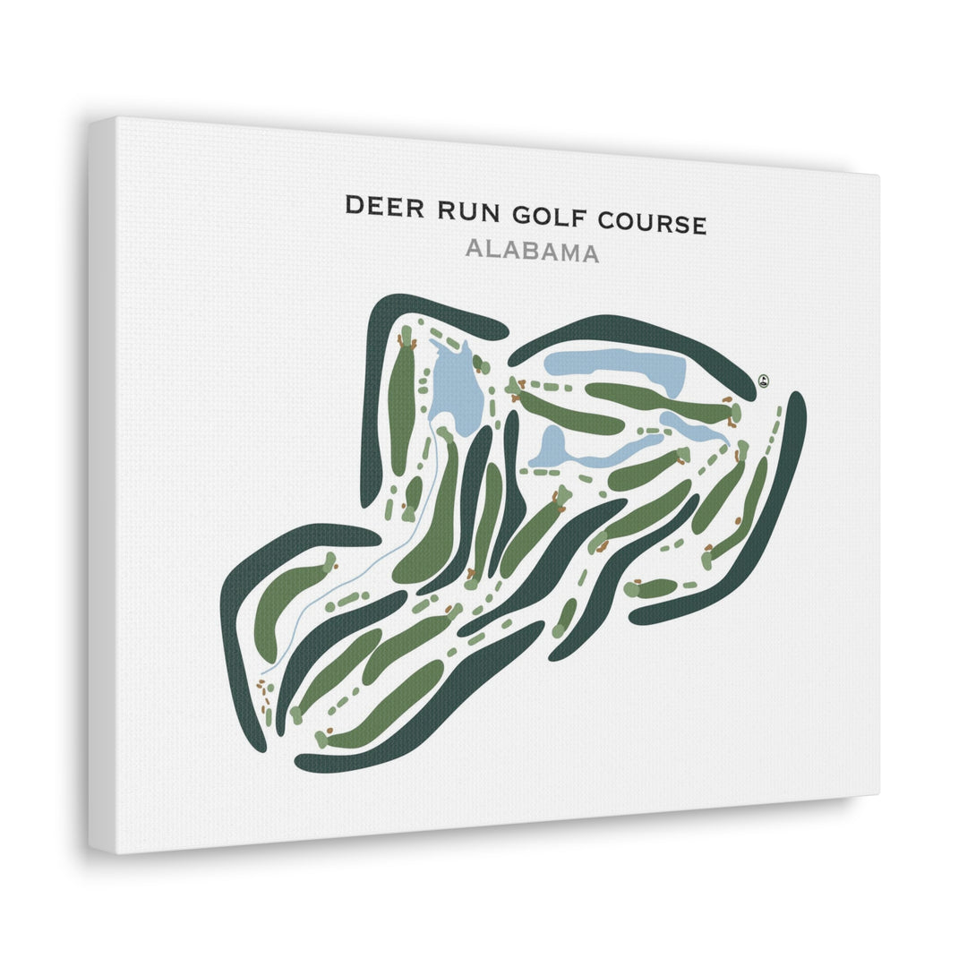 Deer Run Golf Course, Alabama - Printed Golf Course