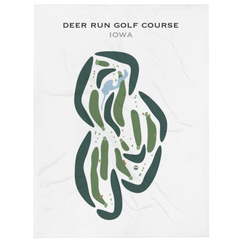 Deer Run Golf Course, Iowa - Printed Golf Courses