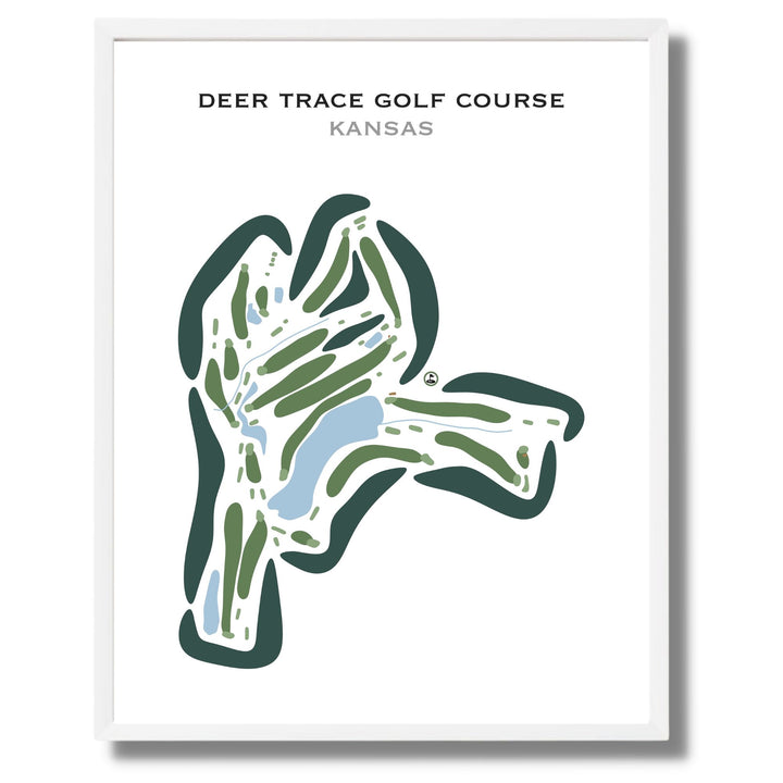 Deer Trace Golf Course, Kansas - Printed Golf Courses