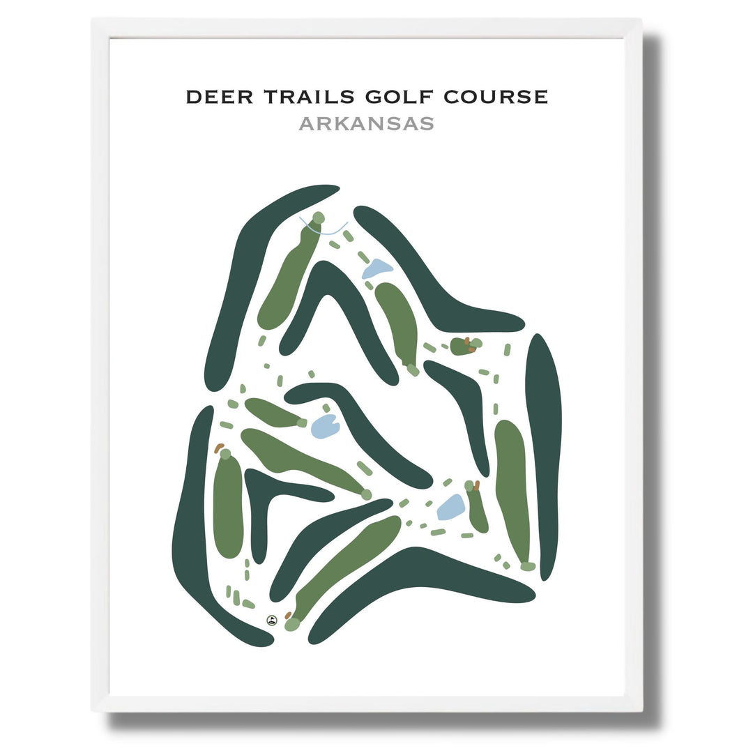 Deer Trails Golf Course, Arkansas - Printed Golf Courses