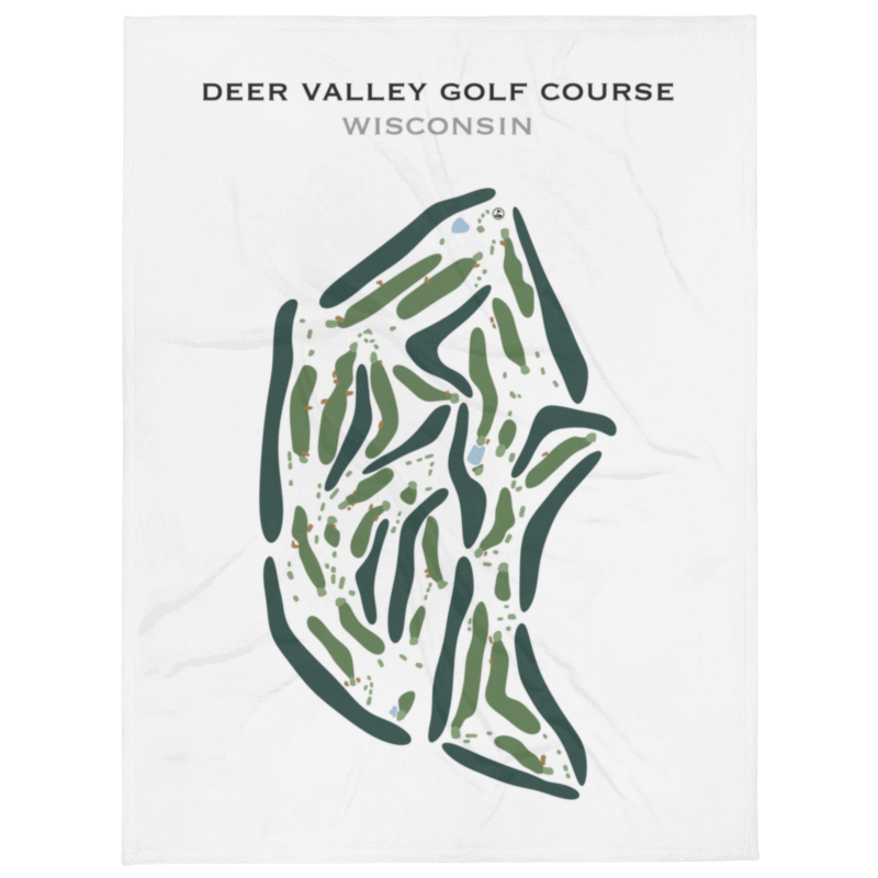 Deer Valley Golf Course, Wisconsin - Printed Golf Courses