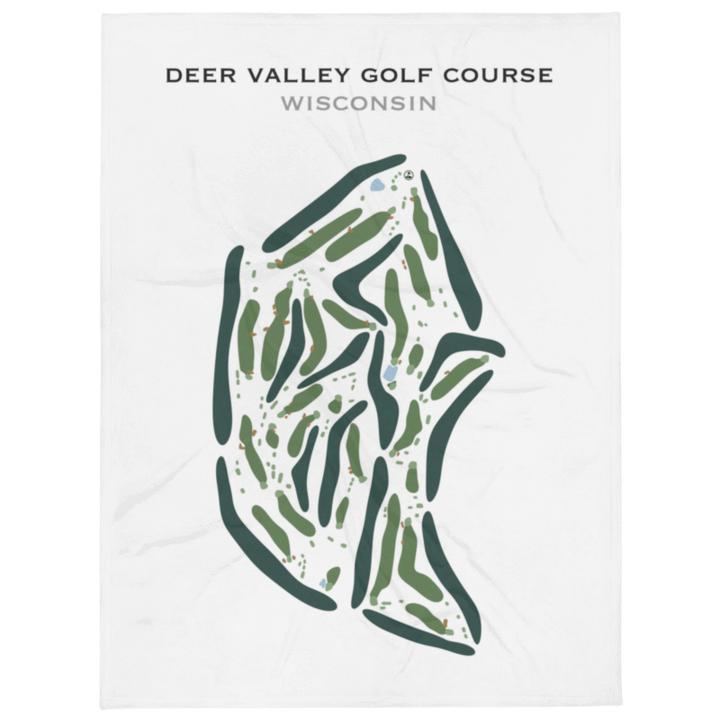 Deer Valley Golf Course, Wisconsin - Printed Golf Courses