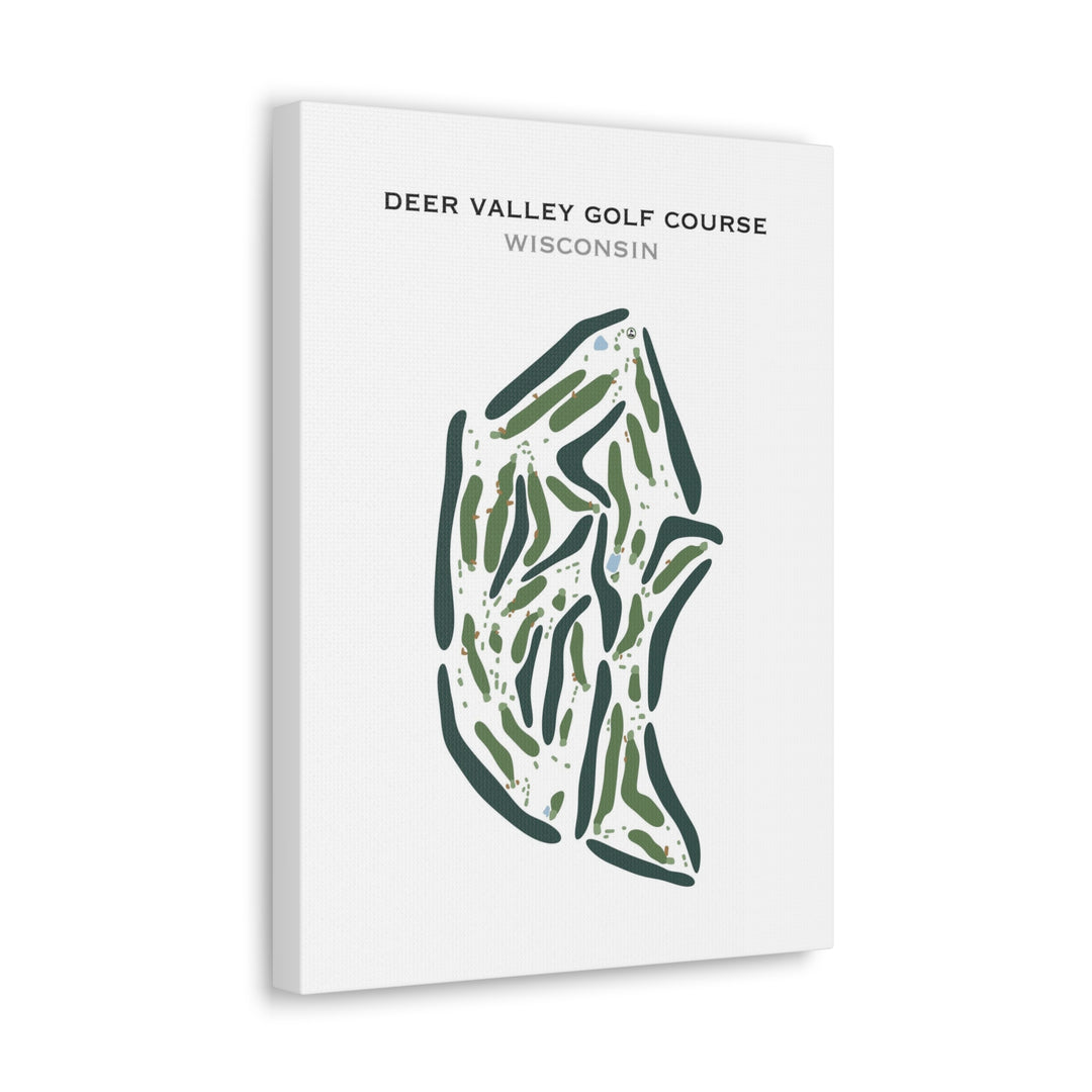 Deer Valley Golf Course, Wisconsin - Printed Golf Courses