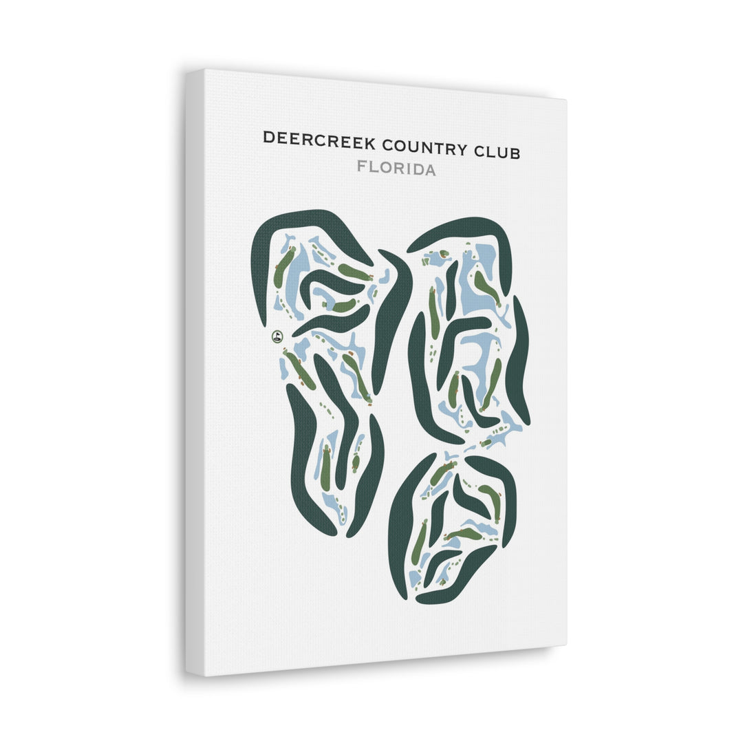 Deercreek Country Club, Florida - Printed Golf Courses