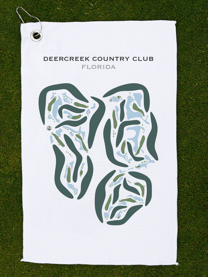 Deercreek Country Club, Florida - Printed Golf Courses