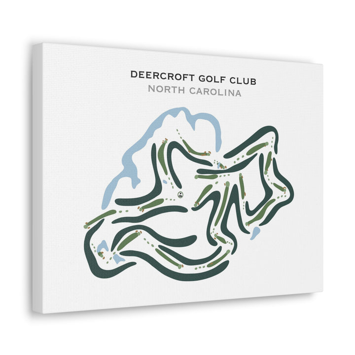 Deercroft Golf Club, North Carolina - Printed Golf Courses