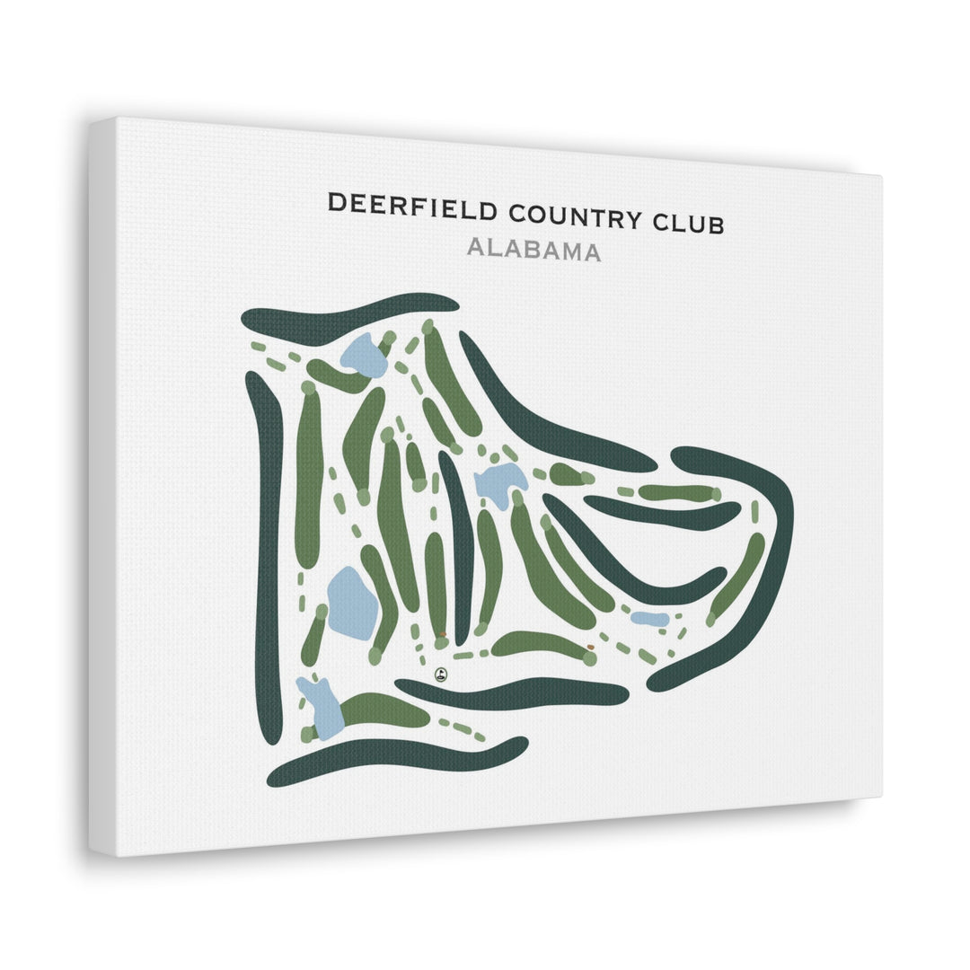 Deerfield Country Club, Alabama - Printed Golf Courses