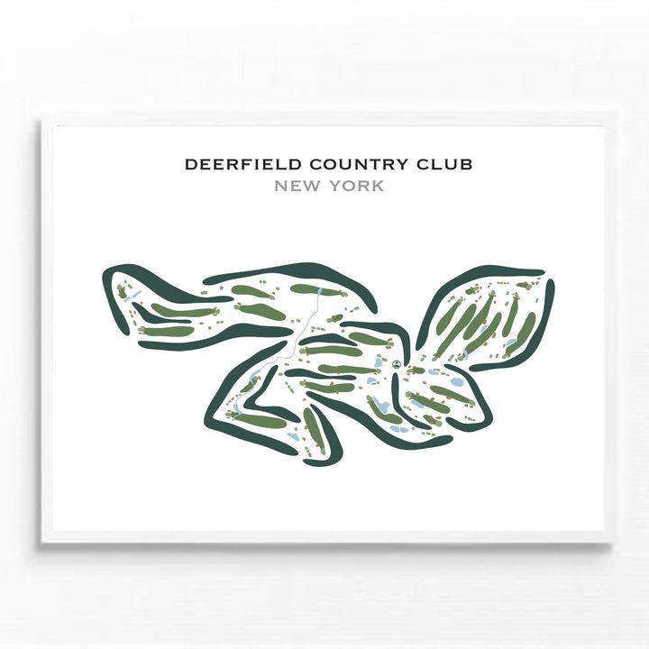 Deerfield Country Club, New York - Printed Golf Courses