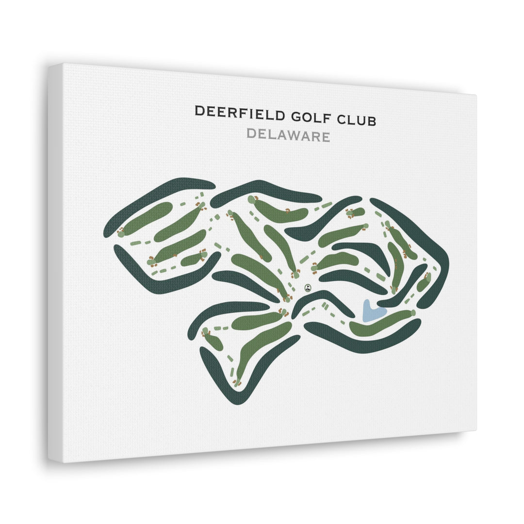 Deerfield Golf Club, Delaware - Printed Golf Courses