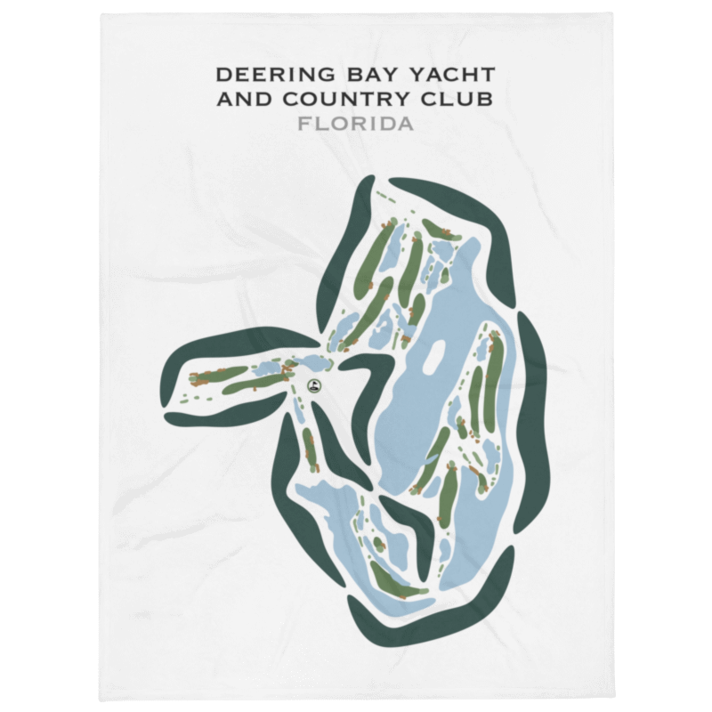 Deering Bay Yacht & Country Club, Florida - Printed Golf Courses