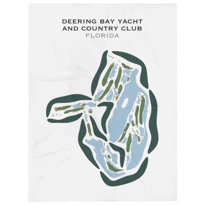 Deering Bay Yacht & Country Club, Florida - Printed Golf Courses