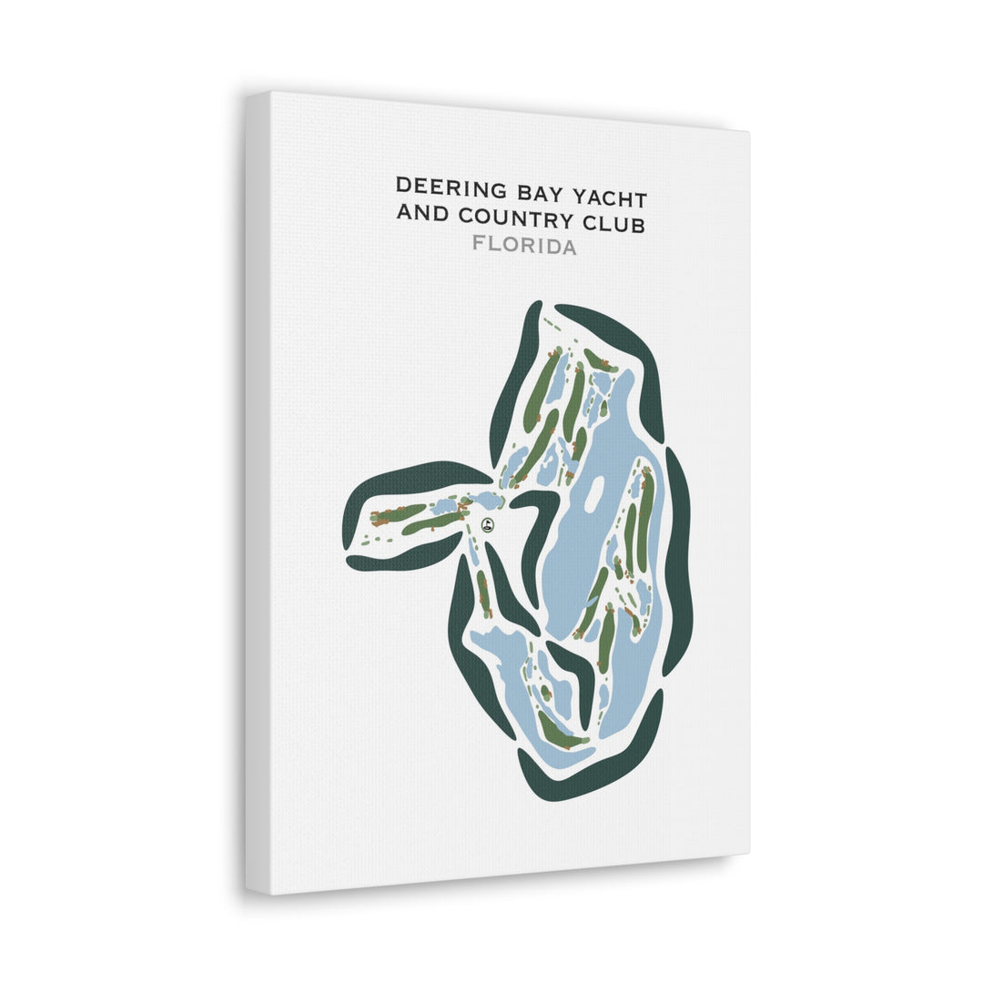 Deering Bay Yacht & Country Club, Florida - Printed Golf Courses