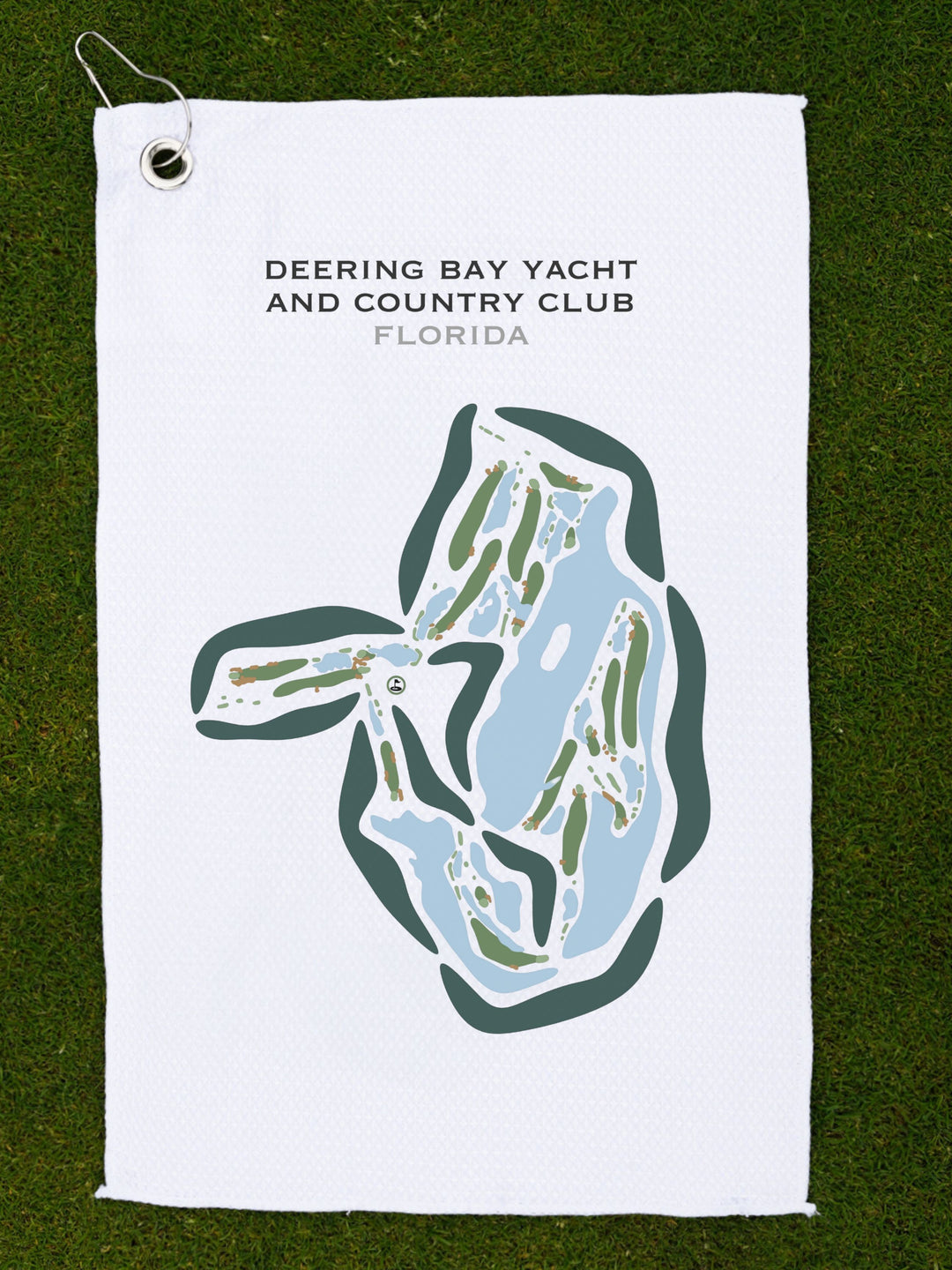 Deering Bay Yacht & Country Club, Florida - Printed Golf Courses