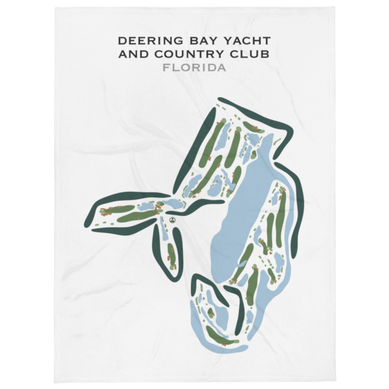 Deering Bay Yacht & Country Club, Florida - Printed Golf Courses