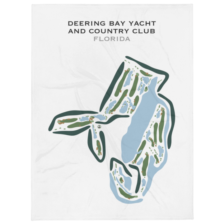 Deering Bay Yacht & Country Club, Florida - Printed Golf Courses