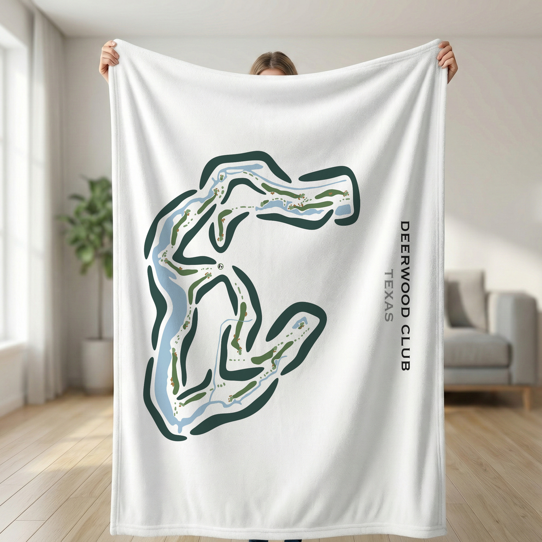 Deerwood Club, Texas - Printed Golf Courses