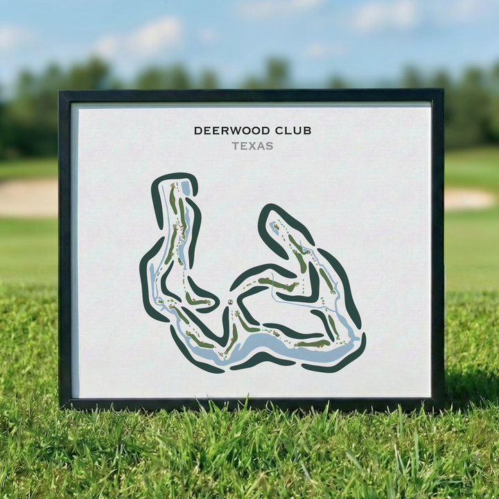 Deerwood Club, Texas - Printed Golf Courses