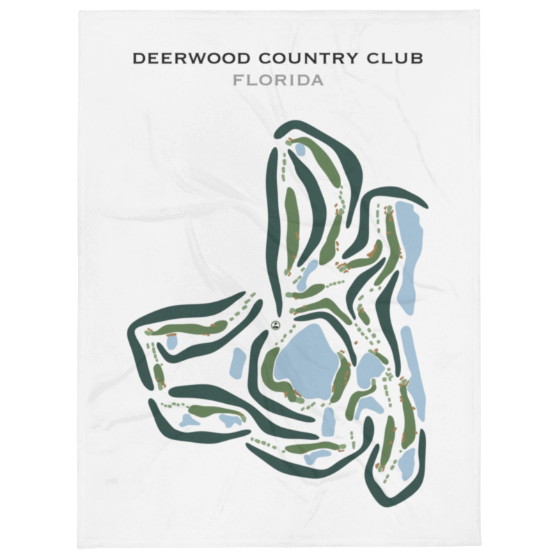 Deerwood Country Club, Florida - Printed Golf Courses