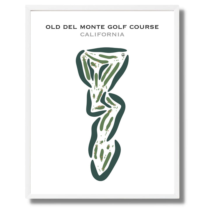 Old Del Monte Golf Course, California - Printed Golf Courses