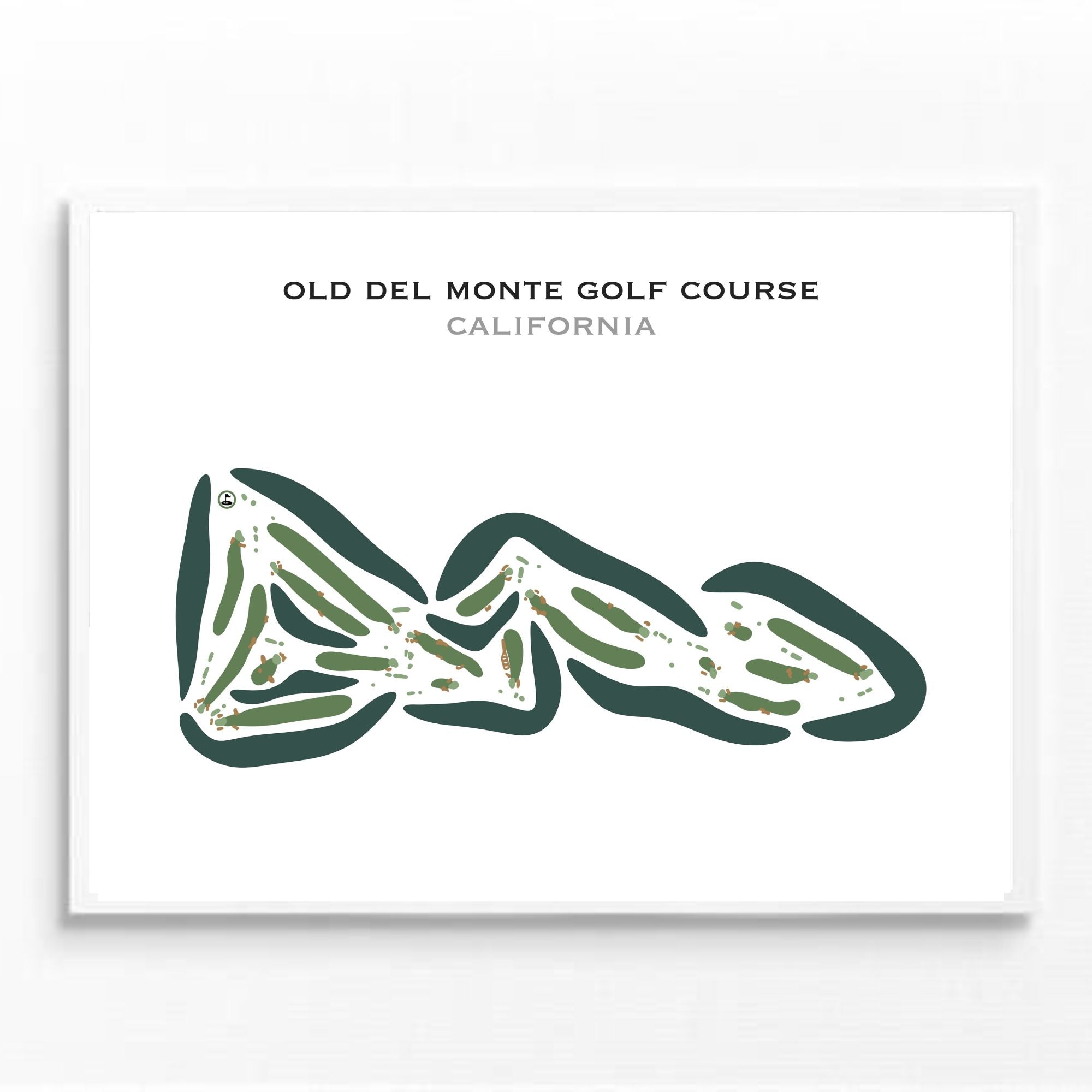 Buy the best printed golf course Old Del Monte Golf Course, California