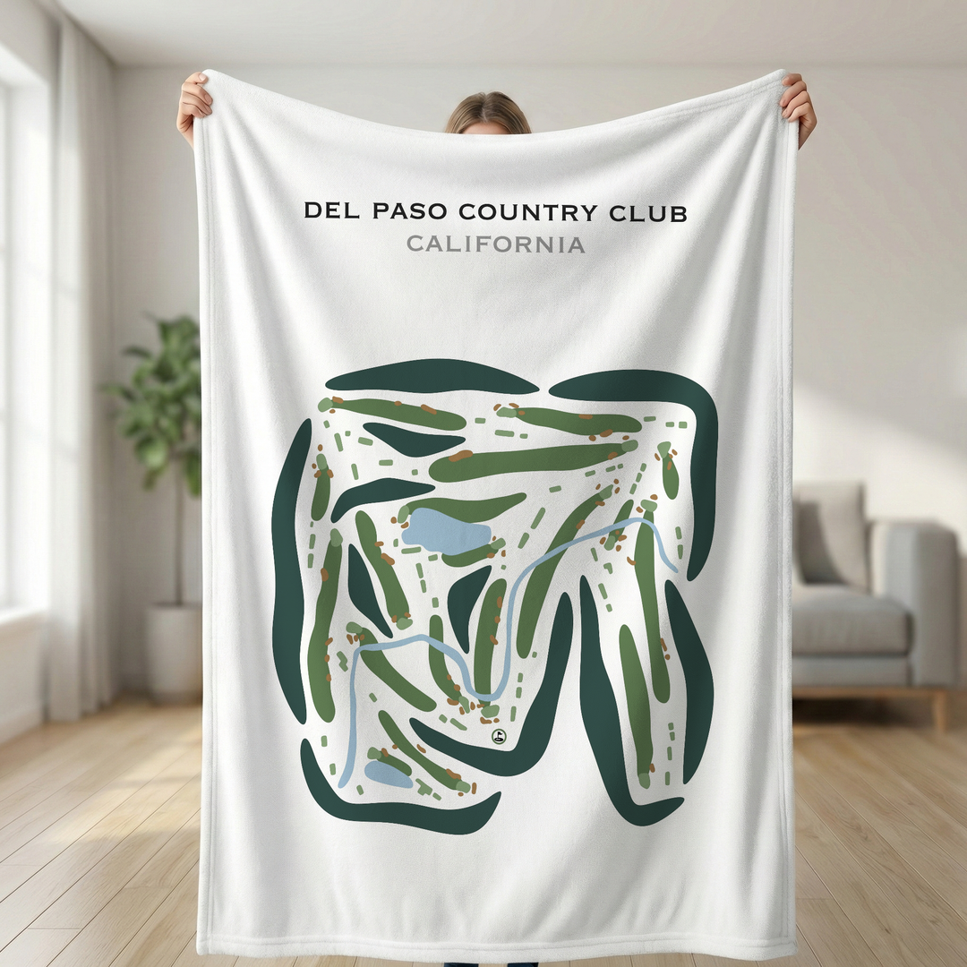 Del Paso Country Club, California - Printed Golf Courses