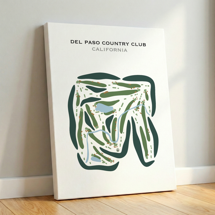 Del Paso Country Club, California - Printed Golf Courses