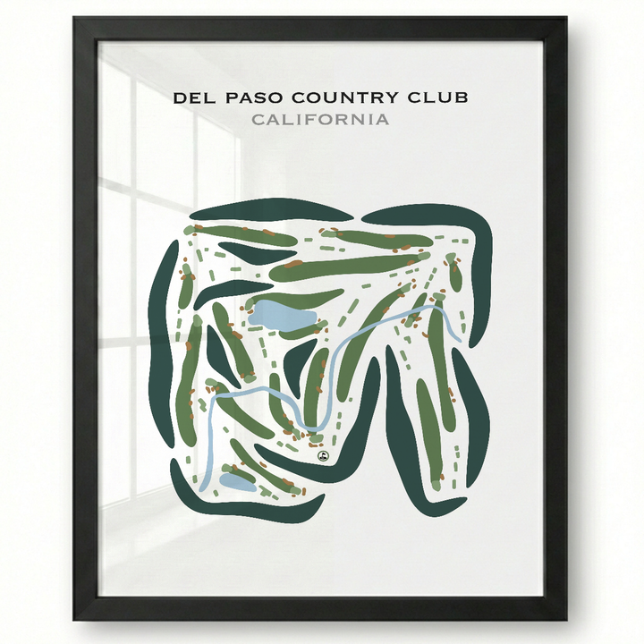 Del Paso Country Club, California - Printed Golf Courses