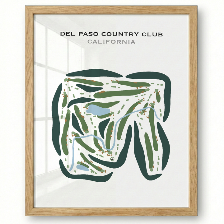 Del Paso Country Club, California - Printed Golf Courses