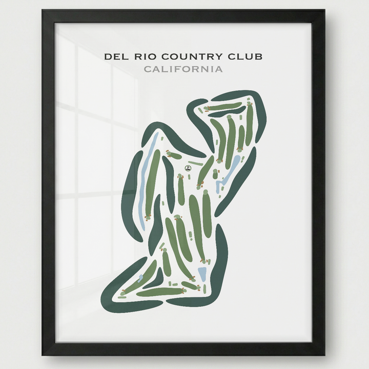 Del Rio Country Club, California - Printed Golf Courses