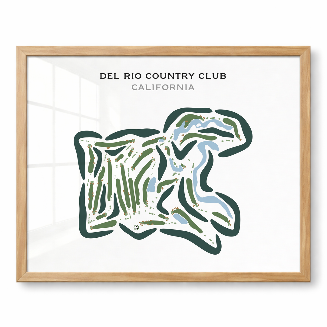 Del Rio Country Club, California - Printed Golf Courses