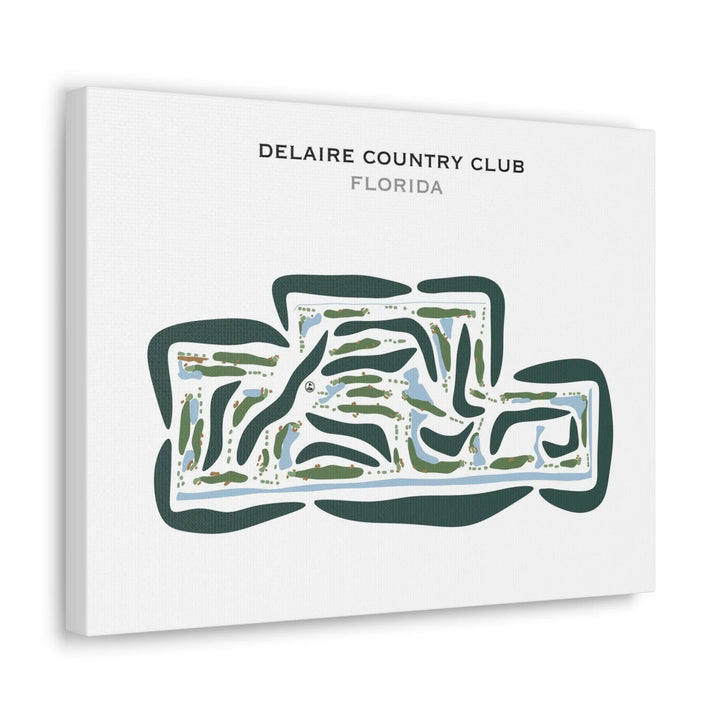 Delaire Country Club, Florida - Printed Golf Courses