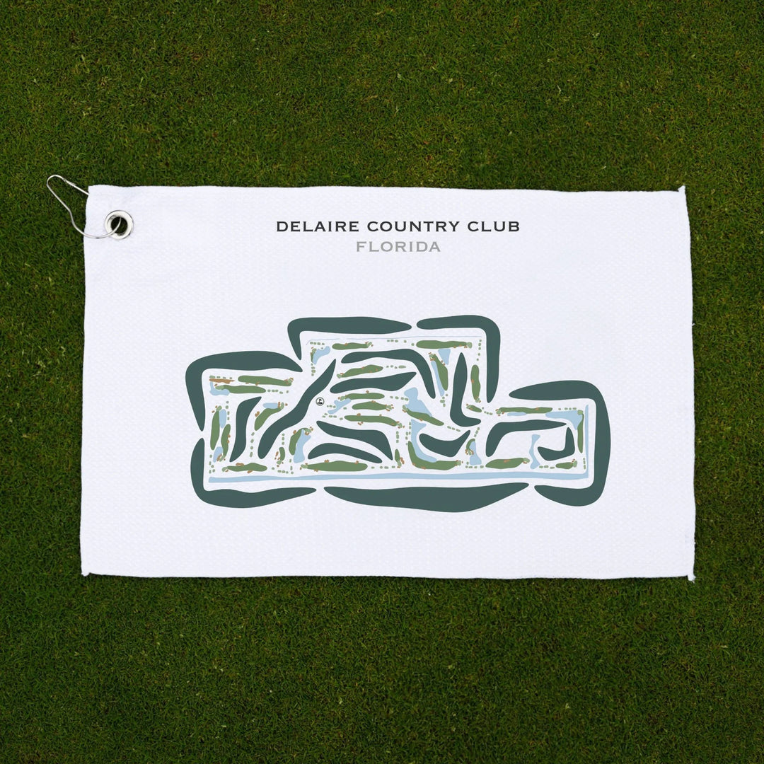 Delaire Country Club, Florida - Printed Golf Courses