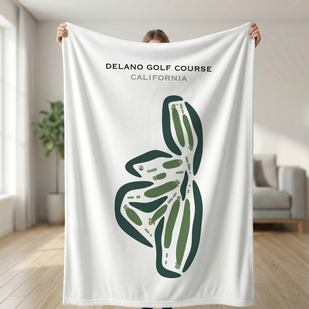 Delano Golf Course, California - Printed Golf Courses