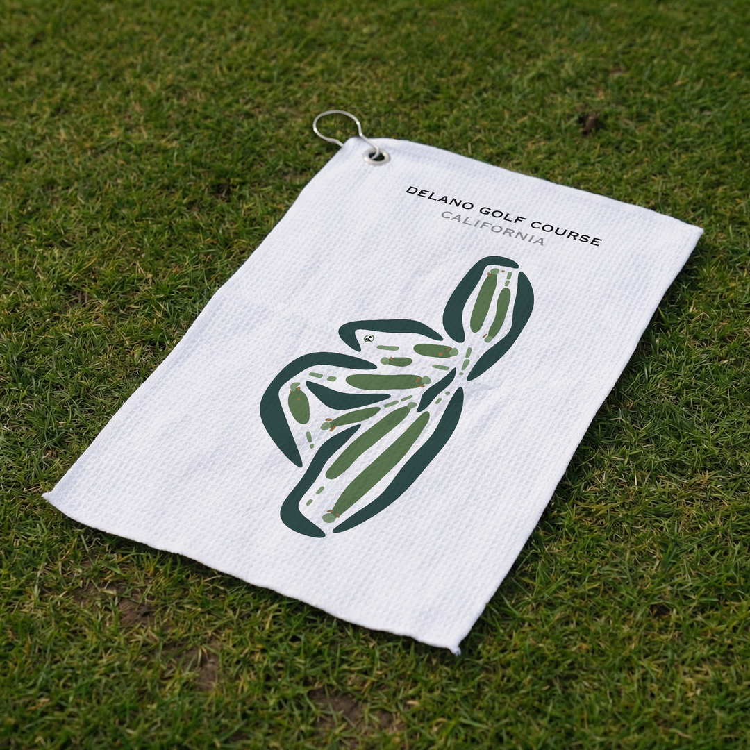 Delano Golf Course, California - Printed Golf Courses
