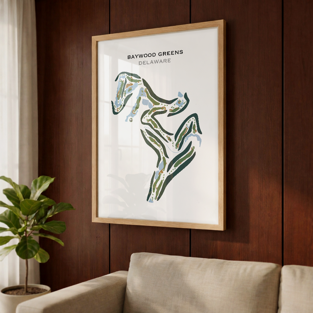 Baywood Greens, Delaware - Printed Golf Courses