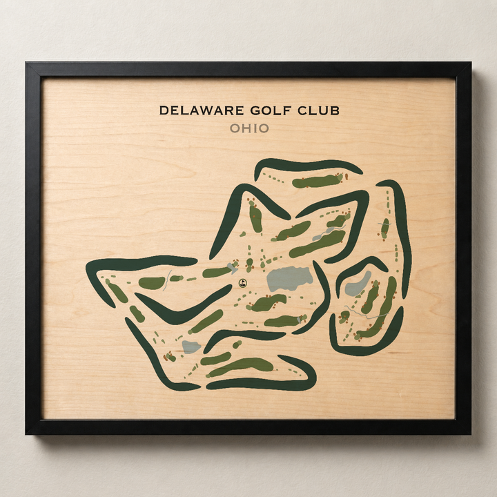 Delaware Golf Club, Ohio - Printed Golf Courses