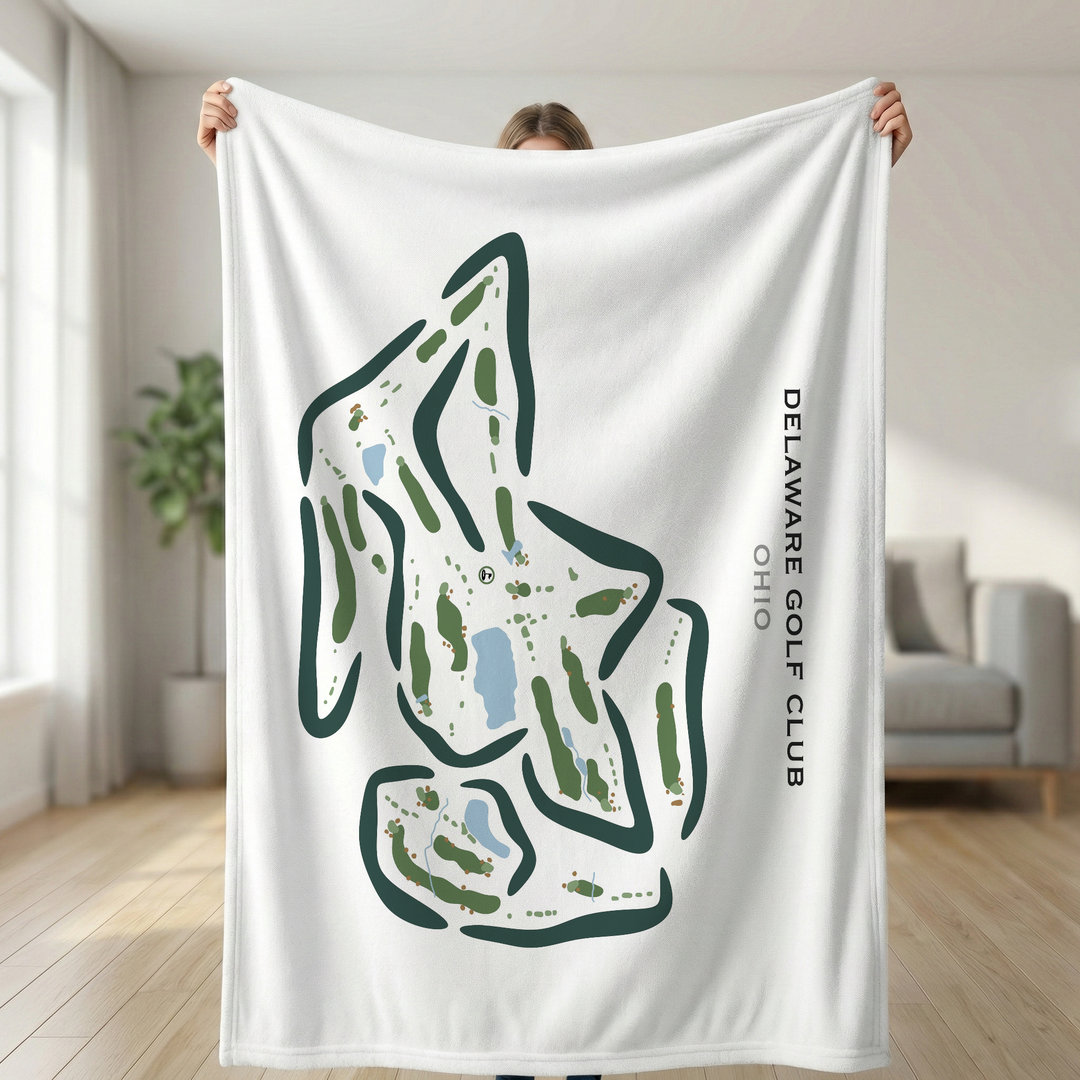 Delaware Golf Club, Ohio - Printed Golf Courses