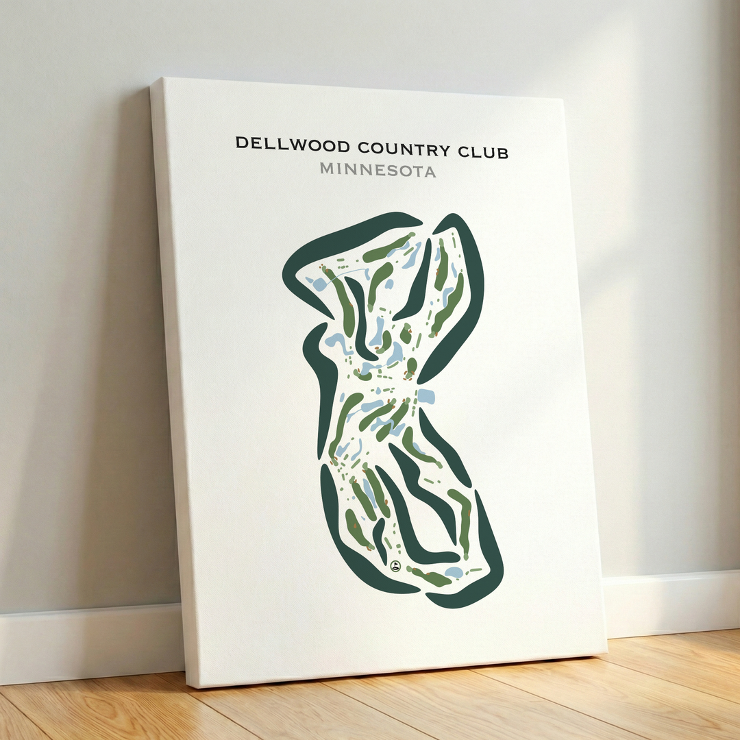 Dellwood Country Club, Minnesota - Printed Golf Courses