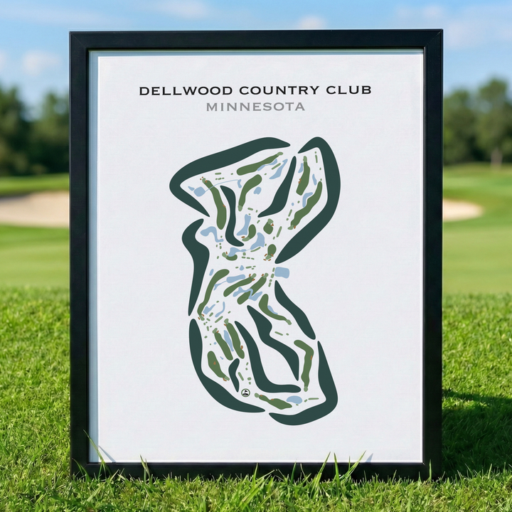Dellwood Country Club, Minnesota - Printed Golf Courses