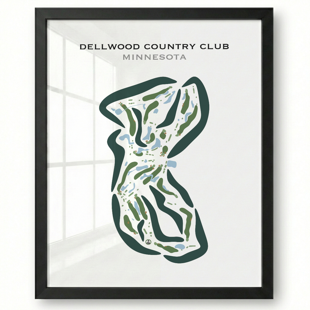 Dellwood Country Club, Minnesota - Printed Golf Courses