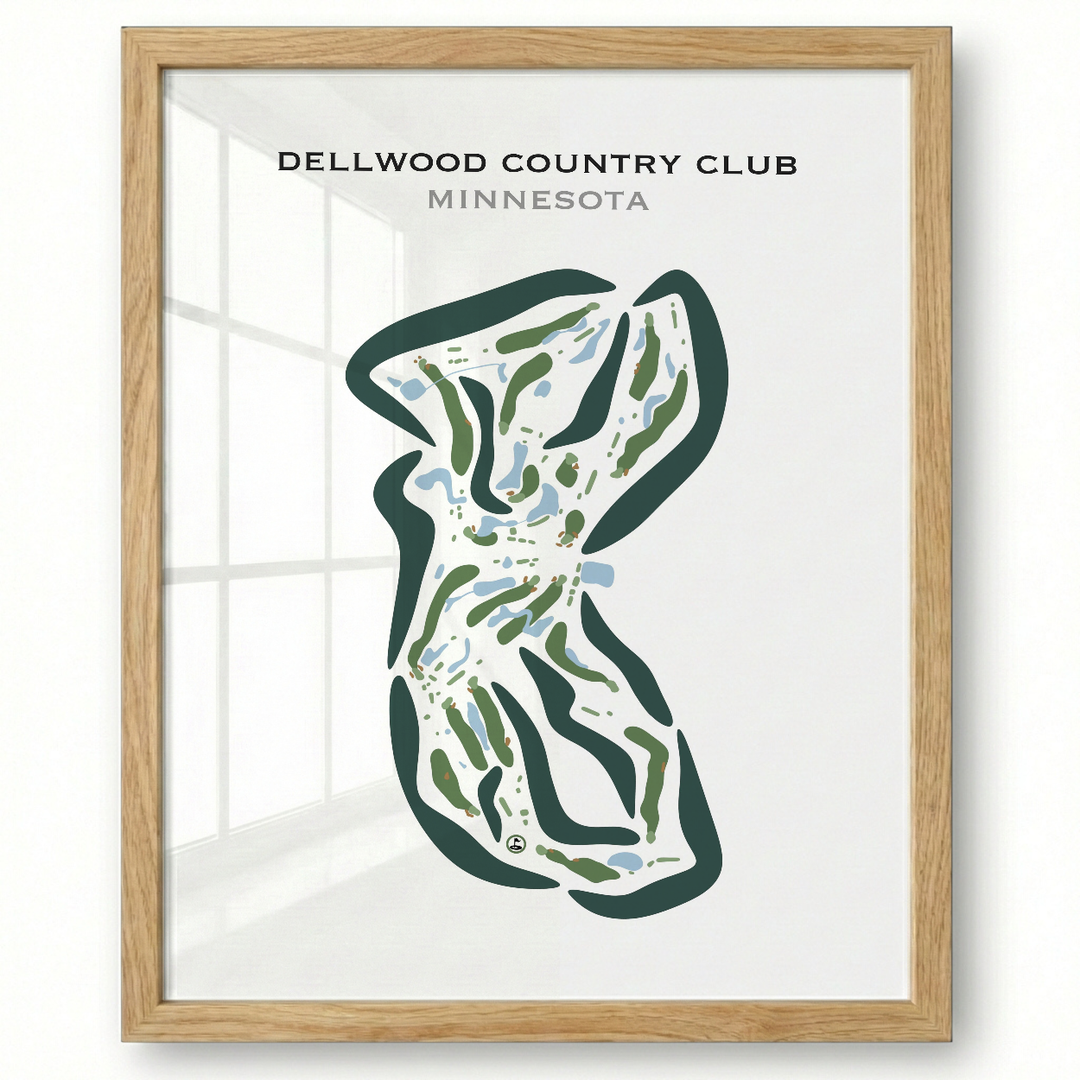 Dellwood Country Club, Minnesota - Printed Golf Courses