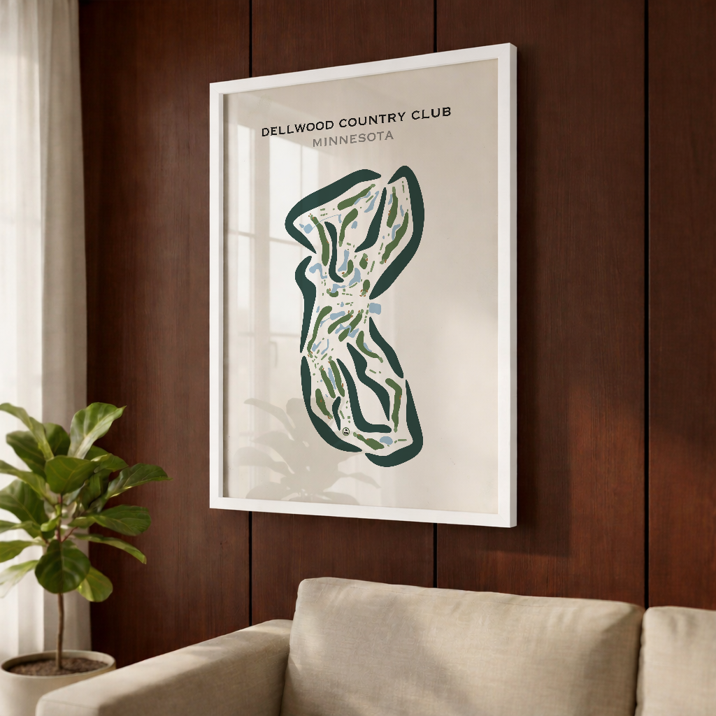 Dellwood Country Club, Minnesota - Printed Golf Courses