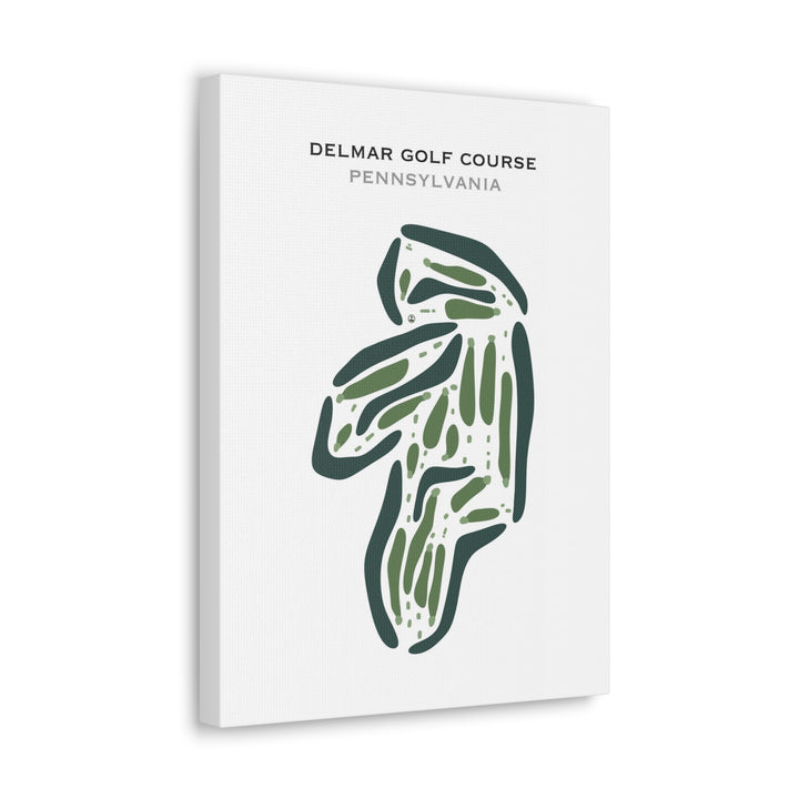 Delmar Golf Course, Pennsylvania - Printed Golf Courses