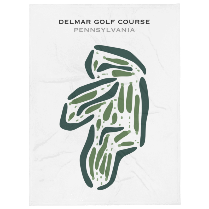 Delmar Golf Course, Pennsylvania - Printed Golf Courses