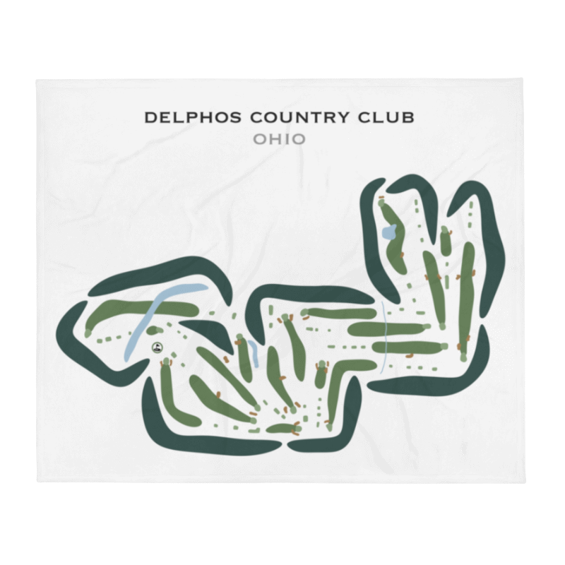 Delphos Country Club, Ohio - Printed Golf Courses