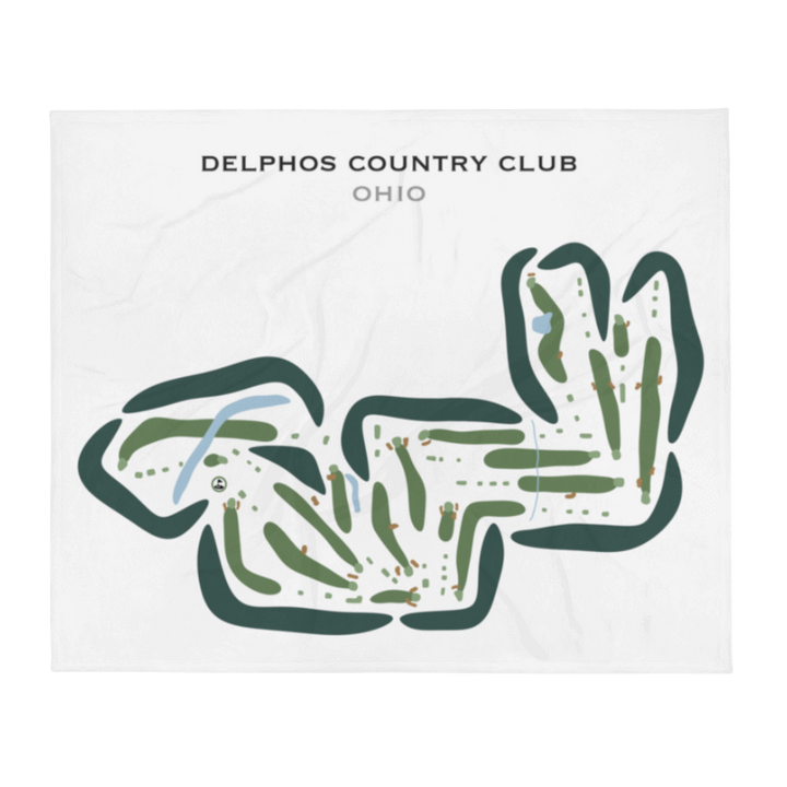 Delphos Country Club, Ohio - Printed Golf Courses